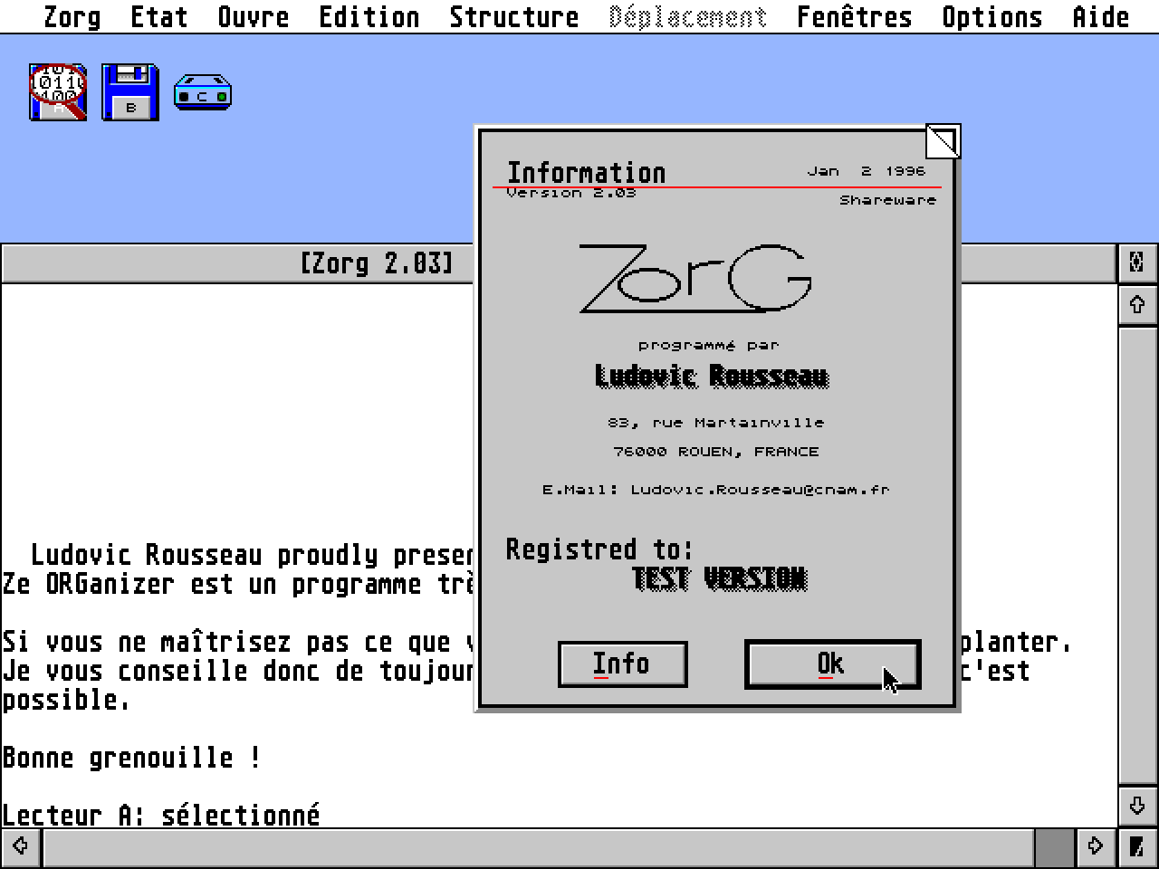 Ze ORGanizer (ZORG) — screenshot 1